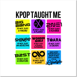 KPOP TAUGHT ME Posters and Art